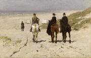 Anton mauve Riders on the Beach at Scheveningen (nn02) oil painting on canvas